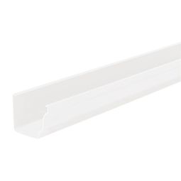 Caleira de cornija de PVC branco 2 m