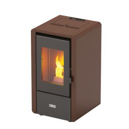 Salamandra de pellets Mignon 7kW castanho Stove Canadian
