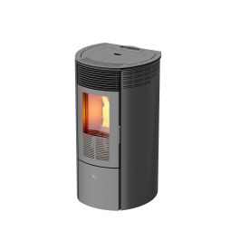 Salamandra a pellets Elipse 10kW cinzento Stove Canadian