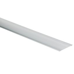PERFIL PLANO CINZA BRILHANTE 2,5 m