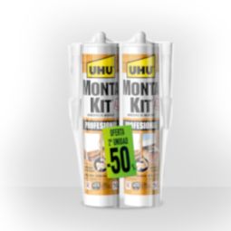 MONTA KIT PROFESIONAL UHU CARTUCHO 2 X 350 g