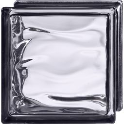 BLOCO DE VIDRO "Agua Reflexos" PRETO