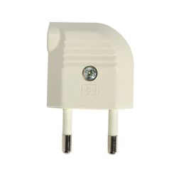 FICHA 10A 250V LATERAL BRANCA