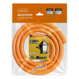 Kit de goma butano com regulador
