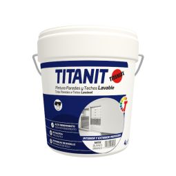 Tinta plástica titanit branca mate 4l
