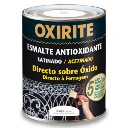 Esmalte antioxidante liso branco acetinado oxirite 4 l