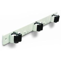 SUPORTE DE VASSOURAS 3 ROLO BRANCO