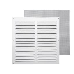 Grade com mosquiteira branca 30x30 cm