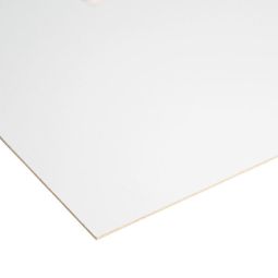 Placa de MDF branco 80 x 40 x 0,3 cm