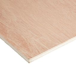 Placa de contraplacado natural 120 x 60 x 1 cm