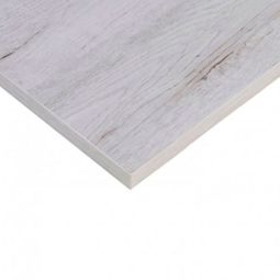 Placa de melamina carvalho cinzento 4 cantos 60 x 19,5 x 1,6 cm