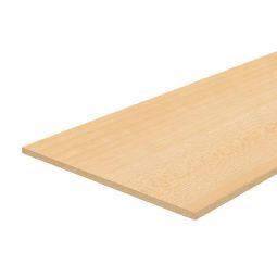 Placa de melamina Faia 4 cantos 60 x 39,5 x 1,6 cm