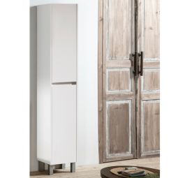 Coluna de casa de banho Teleno cor branco 189x35x30cm