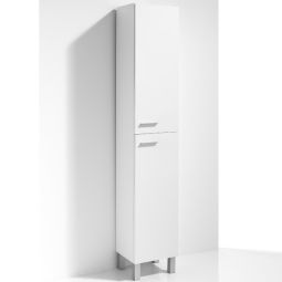 Coluna de casa de banho Aisa cor branco 189x35x30cm