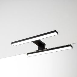 APLIQUE DE LUZ PARA CASA DE BANHO PRETO YUMA 30CM