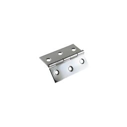 Duas dobradiças de aço inoxidável 50x40mm