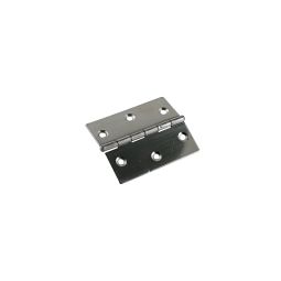 Duas dobradiças de aço inoxidável 60x50mm