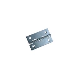 Duas dobradiças retas de ferro zincado 50x30mm