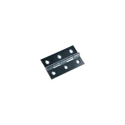 Duas dobradiças retas de ferro zincado 60x35mm