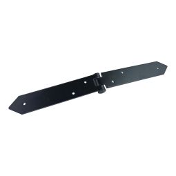 Dobradiça horizontal preta 40x200x4mm 1un