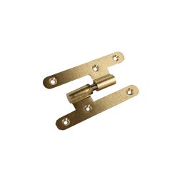 Três dobradiças de latão direitas tipo PR 100mm