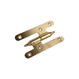 Três dobradiças de latão esquerdas tipo PR 100mm