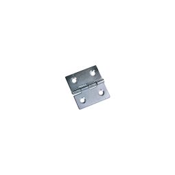 Duas dobradiças quadradas de ferro zincado 30x30mm