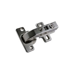 Duas dobradiças para porta em linha com travão
