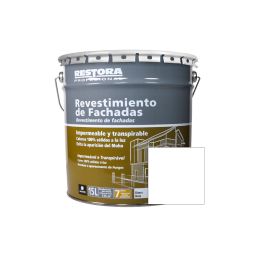 Revestimento branco fachadas restora profissional 15 l