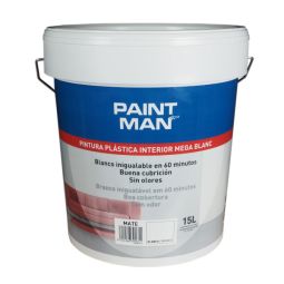 Tinta plástica paintman branca mate 15l
