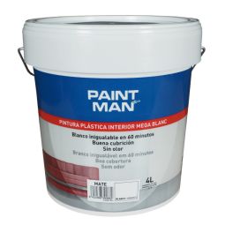 Tinta plastica paintman branca mate 4l