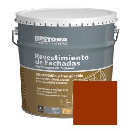 Revestimento vermelho inglês fachadas restora profissional 15 l
