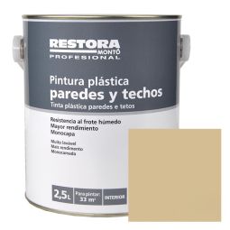 Tinta monocamada paredes e tetos bege dore 2,5 l