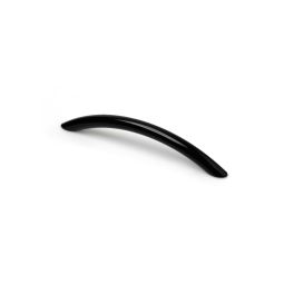 Puxador metal arco preto 128 mm 158