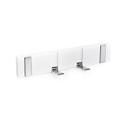 Cabide abs 4 cabides metal branco
