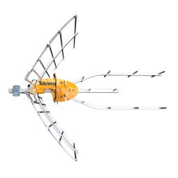 ANTENA ELLIPSE COM AMPLIFICADOR UHF LTE700 TELEVÉS