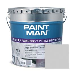 Tinta estacionamentos e pistas desportivas cinzento paintman 15 l