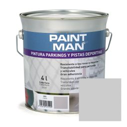 Tinta estacionamentos e pistas desportivas cinzento paintman 4 l