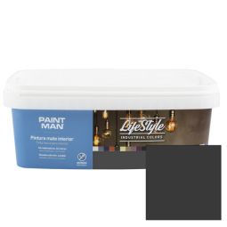 Tinta interior paintman lifestyle industrial preto 2,5l
