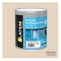 Esmalte multisuperfícies à água acetinado pedra 750ml Blatem Core
