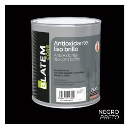 Esmalte antioxidante sintético liso brilho preto 750ml Blatem Core