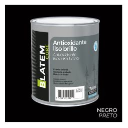 Esmalte antioxidante à base de água brilho preto 750ml Blatem Core