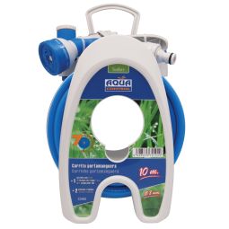 Kit porta-mangueira com mangueira de 10 m Aquacontrol