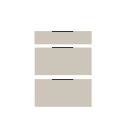 Frente de gaveta PREMIUM Cashemire Mate 13,8x60cm + 3 x 27,8x60cm