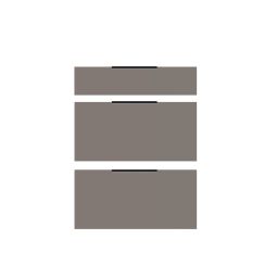 Frente de gaveta PREMIUM Basalto Mate 13,8x60cm + 2 x  27,8x60cm