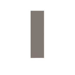 Painel lateral de cozinha PREMIUM Basalto Mate 235 x 59 cm