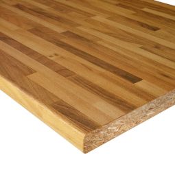 Bancada laminada efeito nogueira entabilhada 180 cm
