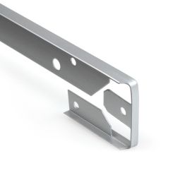 Junta de união angular para bancada reta prata 38mm