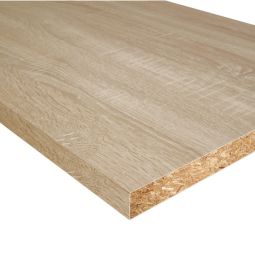 Bancada laminada efeito carvalho 360cm