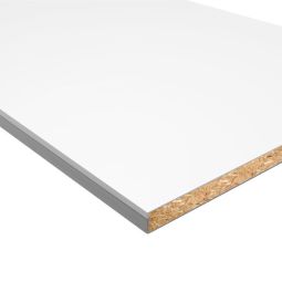 Bancada laminada efeito branco vidro 360 cm